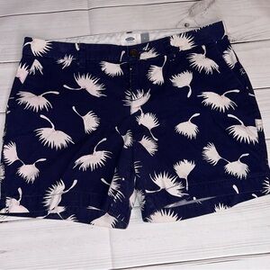Women's Size 2 Navy Floral Design Shorts, Summer Shorts, Casual Shorts, Cute
